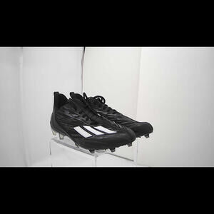 adidas Men's Adizero Football Shoes, Black/White/Black, 14
